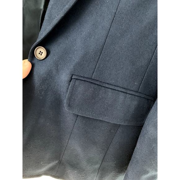 Vintage Pendleton made in USA 100% Wool Navy Blazer Size 3 - Picture 4 of 7